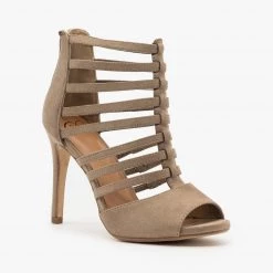 Delicious Shoes Newest Arrivals Peep Toe Gladiator Heels