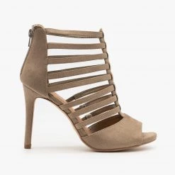 Delicious Shoes Newest Arrivals Peep Toe Gladiator Heels