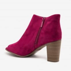 Breckelle's Peep Toe High Heel Booties Newest Arrivals