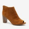 Breckelle's Peep Toe High Heel Booties Newest Arrivals