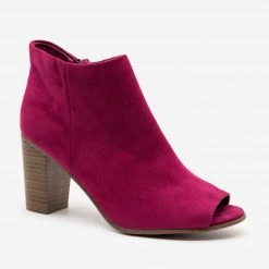 Breckelle's Peep Toe High Heel Booties Newest Arrivals
