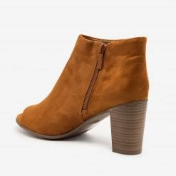 Breckelle's Peep Toe High Heel Booties Newest Arrivals