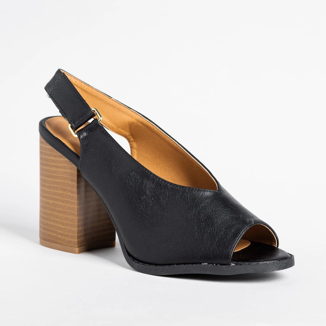 Qupid Shoes Peep Toe Slingback Heels Newest Arrivals 2 Qupid Shoes Peep Toe Slingback Heels Newest Arrivals