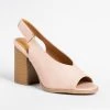 Qupid Shoes Peep Toe Slingback Heels Newest Arrivals