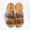 Qupid Shoes Newest Arrivals Perfect Double Buckle Fashion Slides