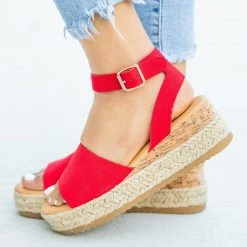 Bamboo Shoes Perfect Espadrille Flatform Wedges