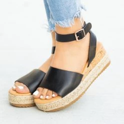 Bamboo Shoes Perfect Espadrille Flatform Wedges