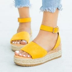 Bamboo Shoes Perfect Espadrille Flatform Wedges