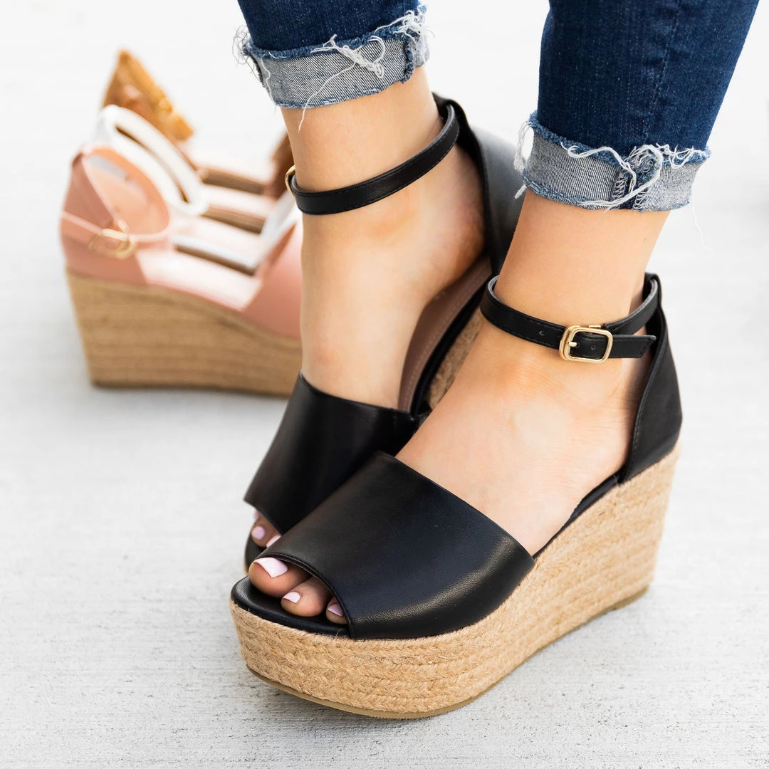 Refresh Perfect Espadrille Platform Sandal Wedges 7 Refresh Perfect Espadrille Platform Sandal Wedges