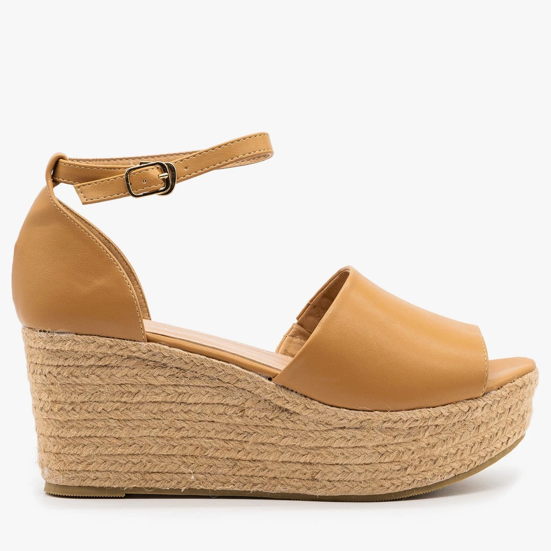 Refresh Perfect Espadrille Platform Sandal Wedges 1 Refresh Perfect Espadrille Platform Sandal Wedges