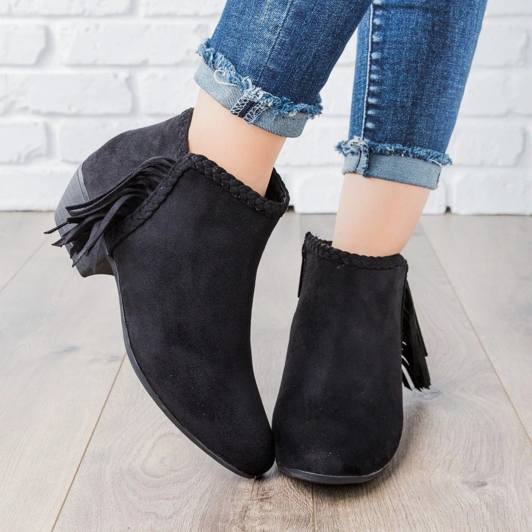 Nature Breeze Perfect Fringe Bootie Newest Arrivals 6 Nature Breeze Perfect Fringe Bootie Newest Arrivals