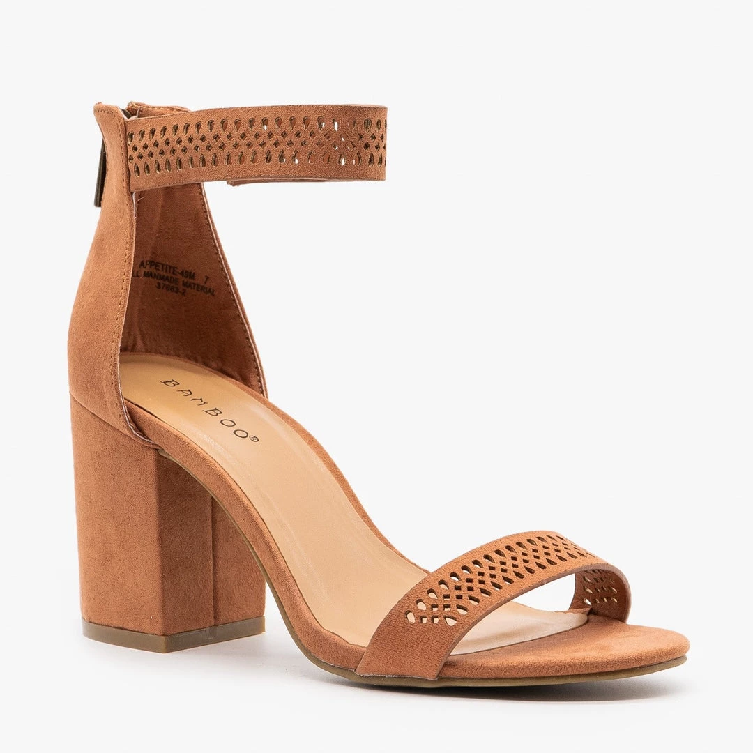 Bamboo Shoes Perfect Laser Cut Cuff Heels 2 Bamboo Shoes Perfect Laser Cut Cuff Heels