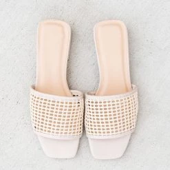 Soda Shoes Perfect Perforated Squared-Toe Sandals Newest Arrivals