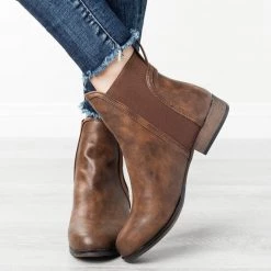 Chase & Chloe Perfect Vintage Chelsea Boots
