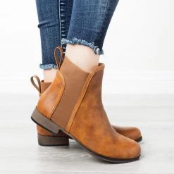 Chase & Chloe Perfect Vintage Chelsea Boots