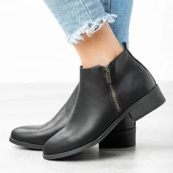 Bamboo Shoes Perfect Zipper Booties Newest Arrivals