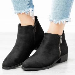 Bamboo Shoes Perfect Zipper Booties Newest Arrivals