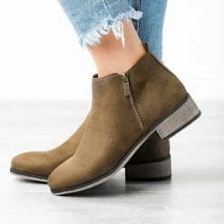 Bamboo Shoes Perfect Zipper Booties Newest Arrivals