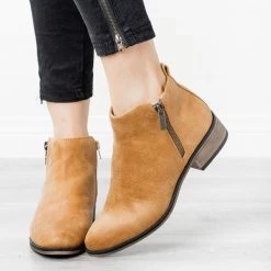 Bamboo Shoes Perfect Zipper Booties Newest Arrivals