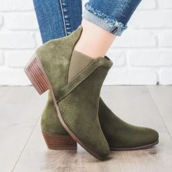 Refresh Newest Arrivals Perforated Perfect Bootie