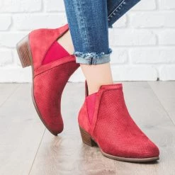 Refresh Newest Arrivals Perforated Perfect Bootie