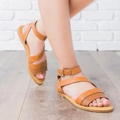 Bamboo Shoes Perforated Strap Sandals Newest Arrivals