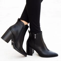 Bamboo Newest Arrivals Pia Pointed Toe Booties