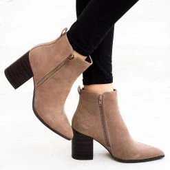 Bamboo Newest Arrivals Pia Pointed Toe Booties