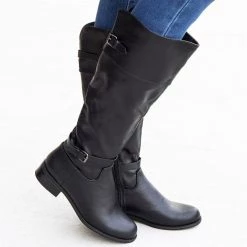 Soda Shoes Newest Arrivals Pilot Mid-Calf Riding Boots