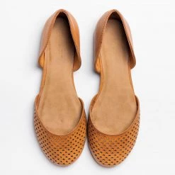 Bamboo Shoes Pinhole D'Orsay Flats