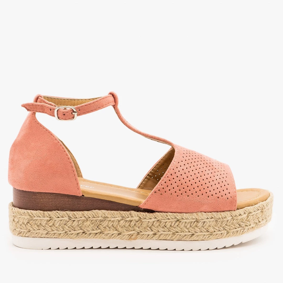 Forever Pinhole Espadrille Platform Sandals Newest Arrivals 4 Forever Pinhole Espadrille Platform Sandals Newest Arrivals