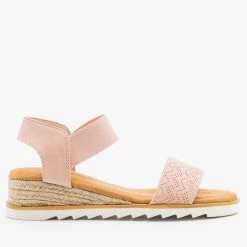 Bella Marie Pinhole Espadrille Wedge Sandals