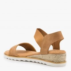 Bella Marie Pinhole Espadrille Wedge Sandals