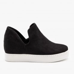 Bamboo Shoes Pinhole Inner Wedge Sneakers