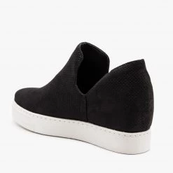 Bamboo Shoes Pinhole Inner Wedge Sneakers