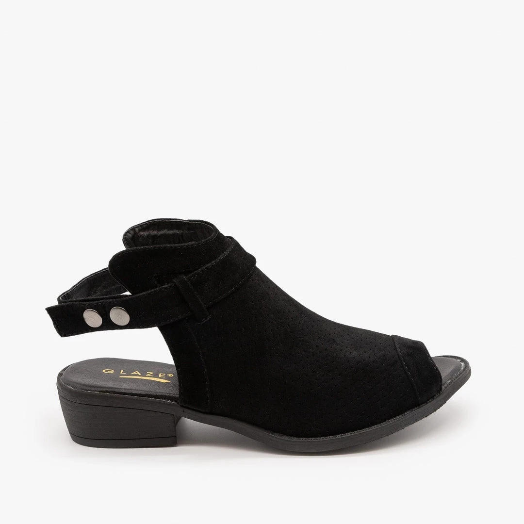 Glaze Pinhole Sandal Heels FINAL SALE 5 Glaze Pinhole Sandal Heels FINAL SALE