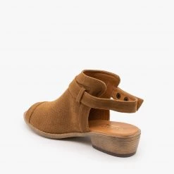 Glaze Pinhole Sandal Heels FINAL SALE