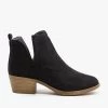 Reneeze Shoes Pinhole Side Cut Booties FINAL SALE