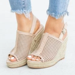 AMS Shoes Pinhole Slingback Espadrille Wedges Newest Arrivals 14 AMS Shoes Pinhole Slingback Espadrille Wedges Newest Arrivals