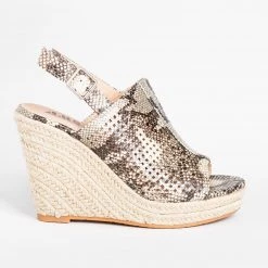 AMS Shoes Pinhole Slingback Espadrille Wedges Newest Arrivals