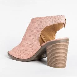 Nature Breeze Pinhole Slingback Open-Toe Booties Newest Arrivals
