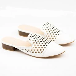 ML Shoes Newest Arrivals Pinhole Slip On Mule