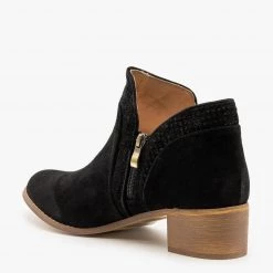 AMS Shoes Newest Arrivals Pinhole Tulip Cut Booties 11 AMS Shoes Newest Arrivals Pinhole Tulip Cut Booties