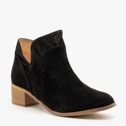 AMS Shoes Newest Arrivals Pinhole Tulip Cut Booties 10 AMS Shoes Newest Arrivals Pinhole Tulip Cut Booties