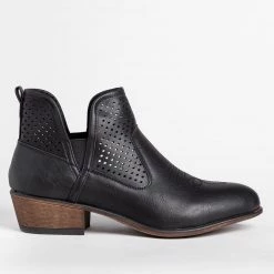 Mata Newest Arrivals Pinhole Western Booties