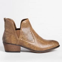Mata Newest Arrivals Pinhole Western Booties