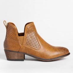 Mata Newest Arrivals Pinhole Western Booties