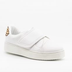 Qupid Shoes Newest Arrivals Platform Velcro Strap Sneakers