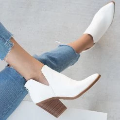 Bamboo Shoes Pointed-Squared Toe Booties