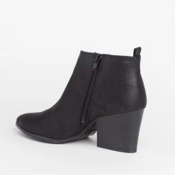 Qupid Shoes Newest Arrivals Pointed Toe Diva Ankle Booties FINAL SALE